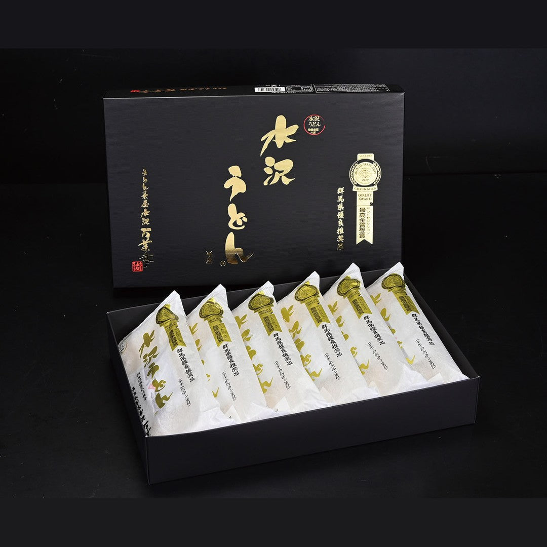 水沢うどん 6袋入り ギフト用化粧箱